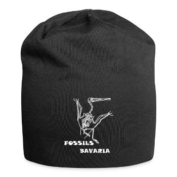 Dinosaurier, Fossilien, Paläontologe, - Jersey-Beanie - Schwarz - Vorne