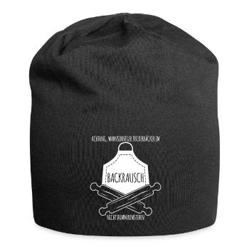 Konditor Cupcakes Bäcker Bäckerei - Jersey-Beanie - Schwarz - Vorne