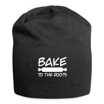 Bäcker Bäckerin Backen Bäckerei - Jersey-Beanie - Schwarz - Vorne