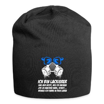 Autolackierer Lackierer Lackierermeister - Jersey-Beanie - Schwarz - Vorne