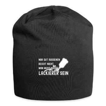 Lackierer Autolackierer Lackierermeister - Jersey-Beanie - Schwarz - Vorne