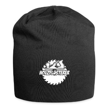 Holz Holzflüsterer Tischler - Jersey-Beanie - Schwarz - Vorne