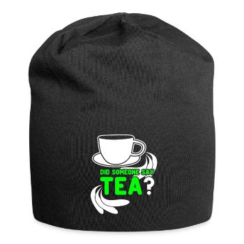 Tea Drinker Tea Cup Tea Bags Teacup - Jersey Beanie - black - Front
