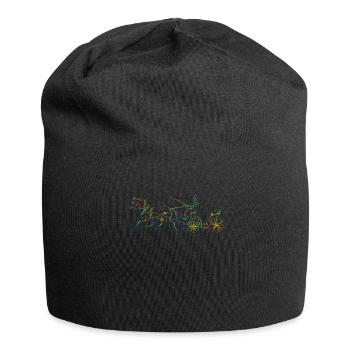 Kutsche Kutscher Pferde Pferdekutsche - Jersey-Beanie - Schwarz - Vorne