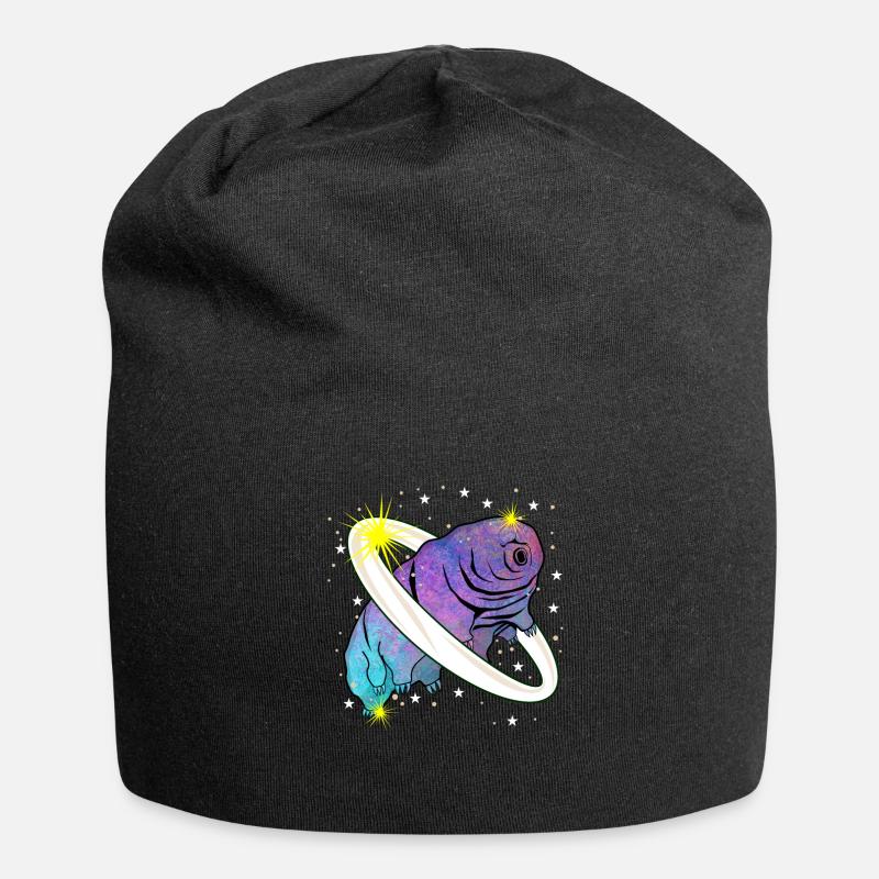 Tardigrade Wasserbär Planet Bärtierchen - Jersey-Beanie - Schwarz