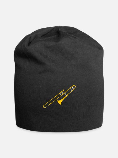 Posaune Posaunist Orchester Posaunen - Jersey-Beanie - Schwarz