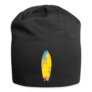Surfer Wellenreiten Surfing Wellenreiter - Jersey-Beanie - Schwarz - Vorne