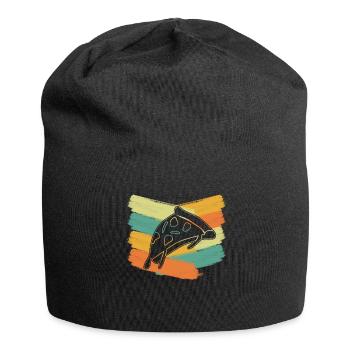 Pizza retro Pizzaria Pizzabäcker - Jersey-Beanie - Schwarz - Vorne