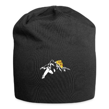 Pizza Wandern Wanderer Wanderung - Jersey-Beanie - Schwarz - Vorne