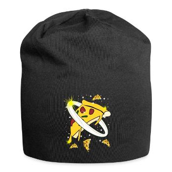 Pizza Space Astronaut Pizzas - Jersey Beanie - black - Front