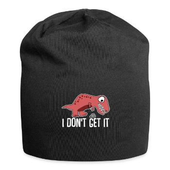 T-Rex blague à bras courts Tyrannosaurus Rex - Bonnet en jersey - noir - Devant
