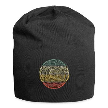 Holz Retro Tischler Holzfäller Schreiner - Jersey-Beanie - Schwarz - Vorne