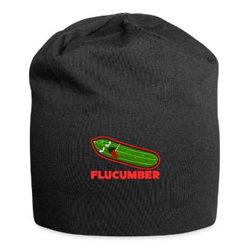 Kranke Gurke Flucumber Gurken - Jersey-Beanie - Schwarz - Vorne