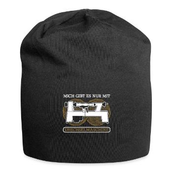 Drechseln Drechselbank Drechsler - Jersey-Beanie - Schwarz - Vorne