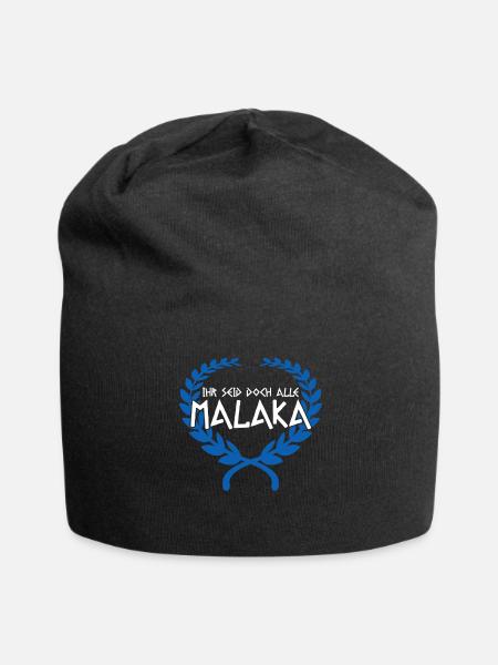 Griechenland Malaka Grieche - Jersey-Beanie - Schwarz