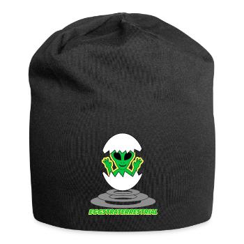 Œufs extraterrestres Oeuf de poule extraterrestre - Bonnet en jersey - noir - Devant