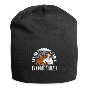 Veterinarian Veterinary Veterinary Medicine - Jersey Beanie - black - Front
