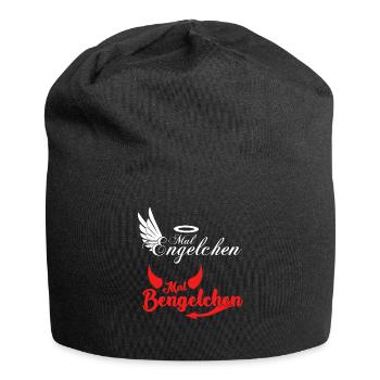 Engel Bengelchen Heiligenschein Bengel - Jersey-Beanie - Schwarz - Vorne