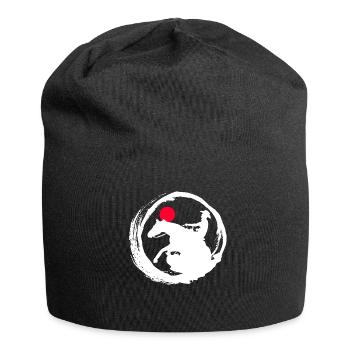 Cavalier de reining Équitation Western Riding - Bonnet en jersey - noir - Devant