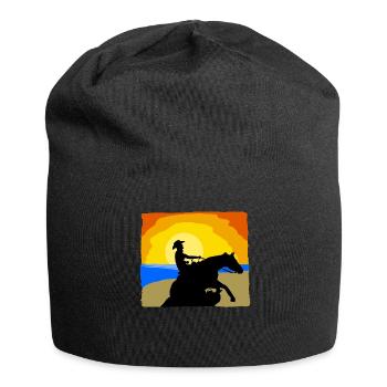 Reining Équitation Plage Western Riding - Bonnet en jersey - noir - Devant