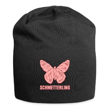 Hackfleisch Schmetterling Mett - Jersey-Beanie - Schwarz - Vorne