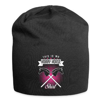 Hobby Equitation Hobby Horsing - Bonnet en jersey - noir - Devant