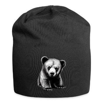 Bear - Jersey Beanie - black - Front