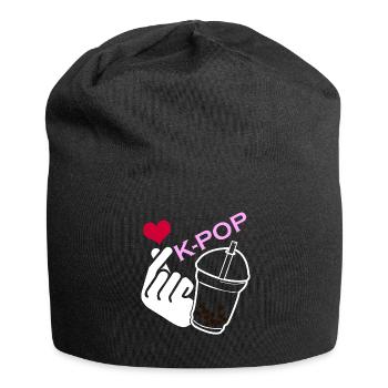 Kpop Bubble Tea Musique pop coréenne K-Pop - Bonnet en jersey - noir - Devant