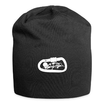 Montagnes Zugspitze Carabiner Alpinisme - Bonnet en jersey - noir - Devant