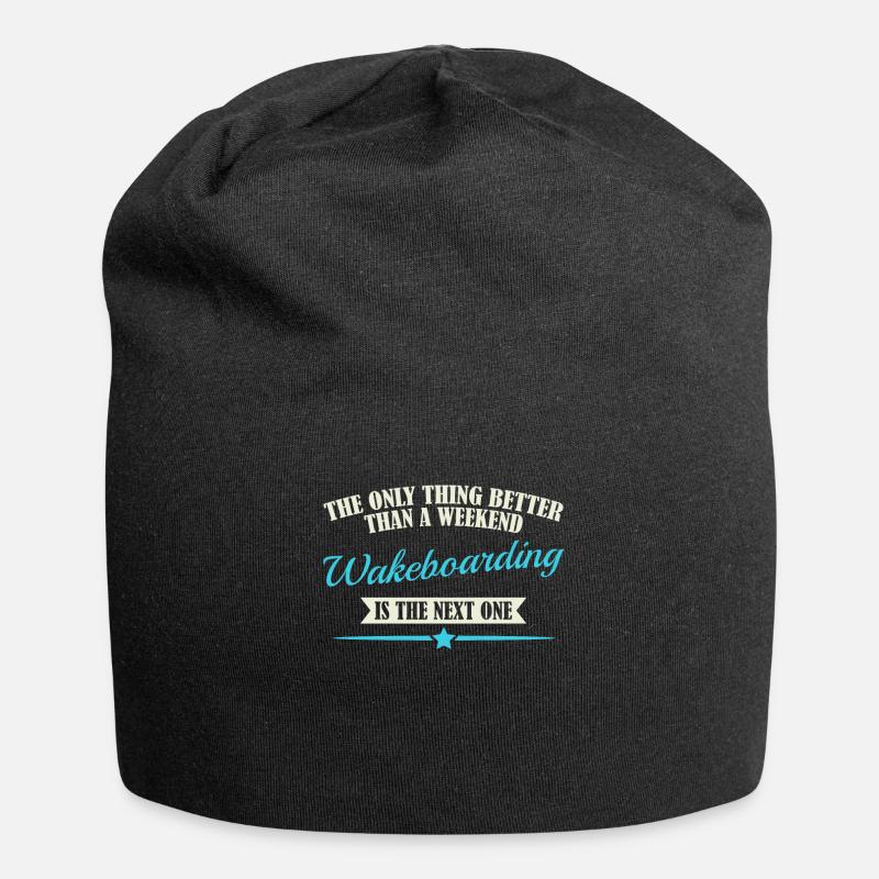 Wakeboard Wakeboards Wakeboarder - Jersey Beanie - black