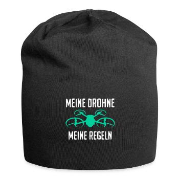 Drohne Quadcopter Regeln Quadrocopter - Jersey-Beanie - Schwarz - Vorne