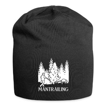 Mantrailing Mantrailer Dogs Forest Dog - Jersey Beanie - black - Front