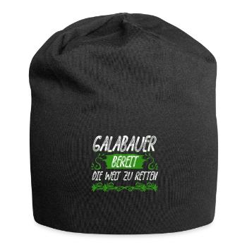 Galabau Galabauer Garten Gärtner - Jersey-Beanie - Schwarz - Vorne