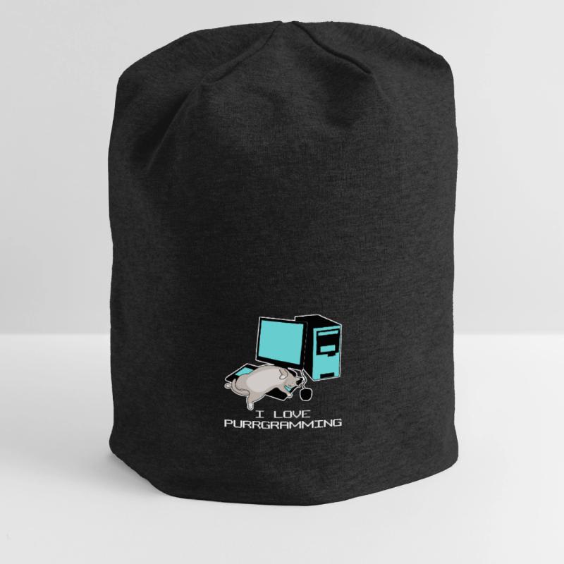 Programmeur Admin Computer Cat Bonnet en jersey