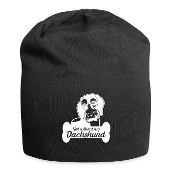 Dachshund Dog Bones Dachshund Club - Bonnet en jersey - noir - Devant