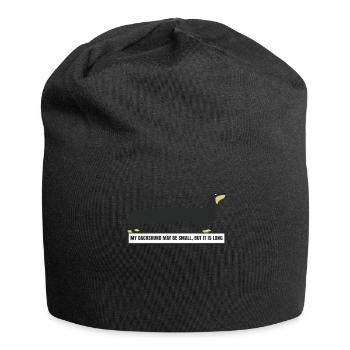 Teckel long chien teckel club - Bonnet en jersey - noir - Devant