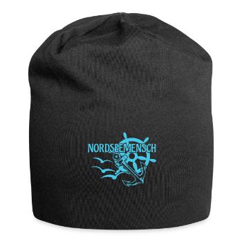 Nordsee Norddeutschland Nordseeküste - Jersey-Beanie - Schwarz - Vorne