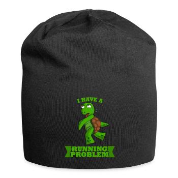 Running Running Turtle Running Sports - Jersey Beanie - black - Front