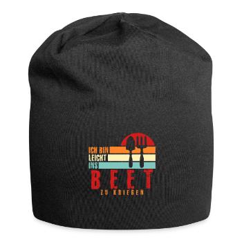 Garten Galabau Gärtner Galabauer - Jersey-Beanie - Schwarz - Vorne