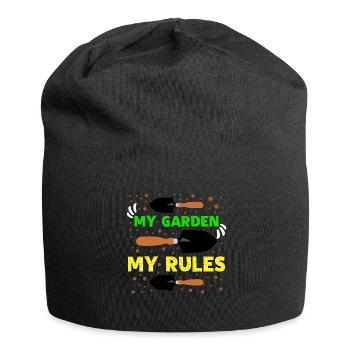 Règles de jardin jardiniers paysagistes agriculteurs - Bonnet en jersey - noir - Devant