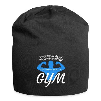 Gym Workout Musculation Fitness Sport - Bonnet en jersey - noir - Devant