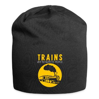Modeleisenbahn Eisenbahn Lokführer - Jersey-Beanie - Schwarz - Vorne