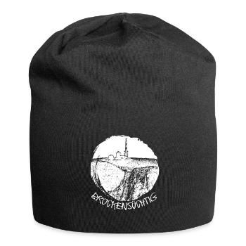 Harz Brockensüchtig Wanderung Wandern - Jersey-Beanie - Schwarz - Vorne