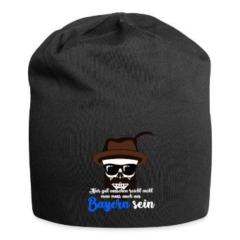 Bayern Hut - Jersey-Beanie - Schwarz - Vorne
