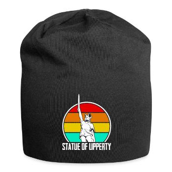 Teuteburger Wald Hermannsdenkmal - Jersey-Beanie - Schwarz - Vorne