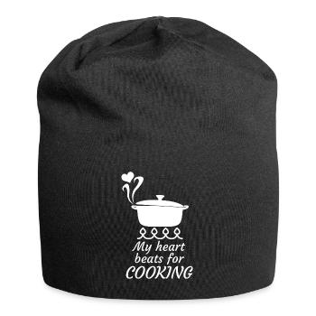 Cuisine Chef Chef chapeau de chef Chef - Bonnet en jersey - noir - Devant