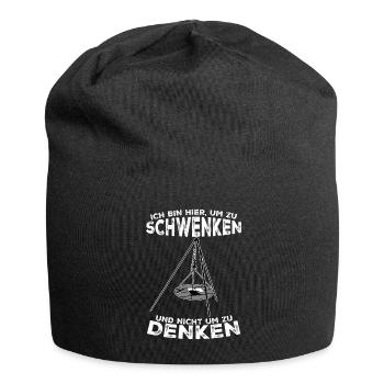 Saarländer Grillen Schwenken Saarland - Jersey-Beanie - Schwarz - Vorne