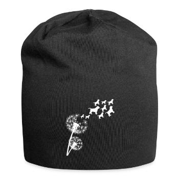 Chiots Chiots Chiens - Bonnet en jersey - noir - Devant