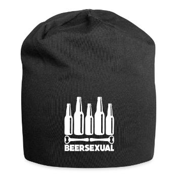 Bière Brasseur de bière Brasserie d’alcool - Bonnet en jersey - noir - Devant