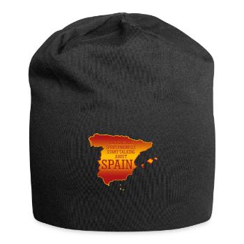 Espagne Vacances Espagnoles - Bonnet en jersey - noir - Devant